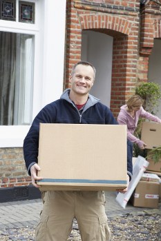 Removal team preparing a local move in Ilford