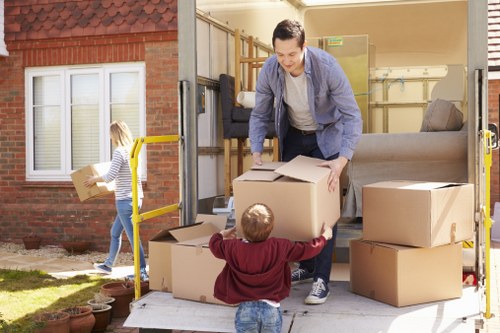 Moving van and packing supplies for Ilford home removals
