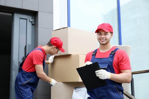 Local removal team planning a move in Ilford streets
