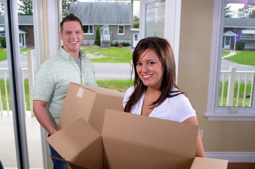 Local moving team handling furniture transport in Ilford
