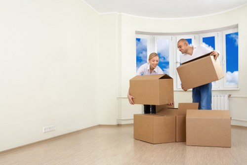 Local moving team handling a flat move in Ilford