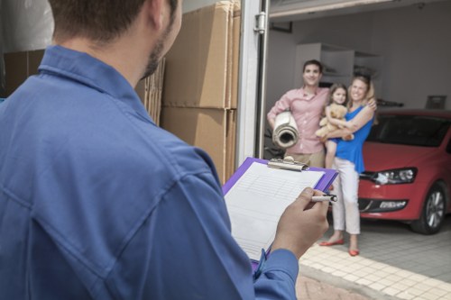 Local moving van prepared for a property move in Ilford