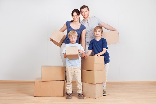 Loading furniture for a man and van service in Ilford