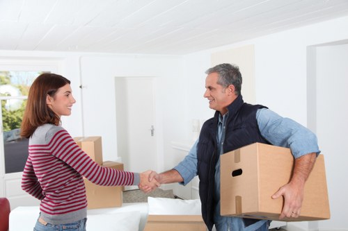 Busy residential street in Ilford suitable for local removals