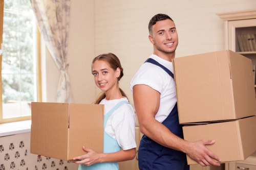 Packing and furniture loading during a home move in Ilford